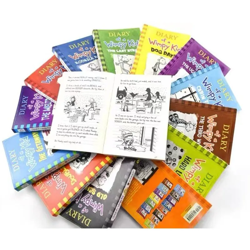 Diary of A Wimpy Kid 1-20 20 Books Complete Collection Set, Comic Novel,  Easy Enough for Kids To Read and Be Entertained - AliExpress