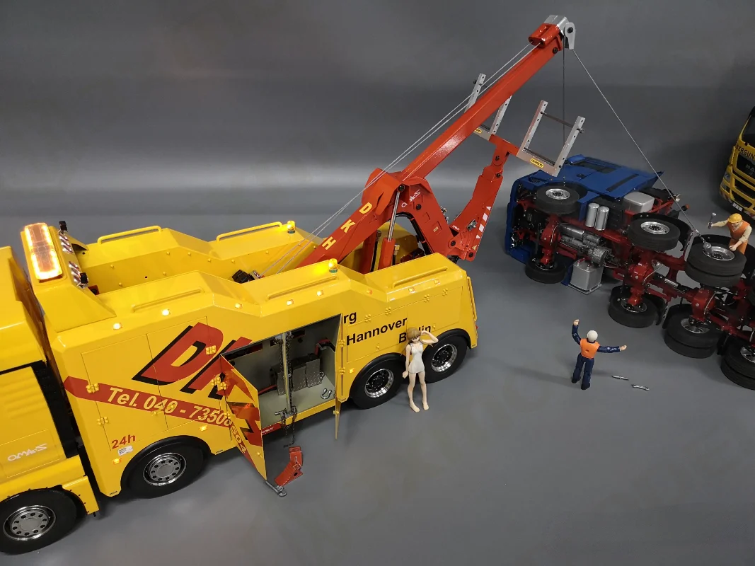 Metal Hydraulic Wrecker Rescue KIT for 1/14 Tamiya Rc Tractor