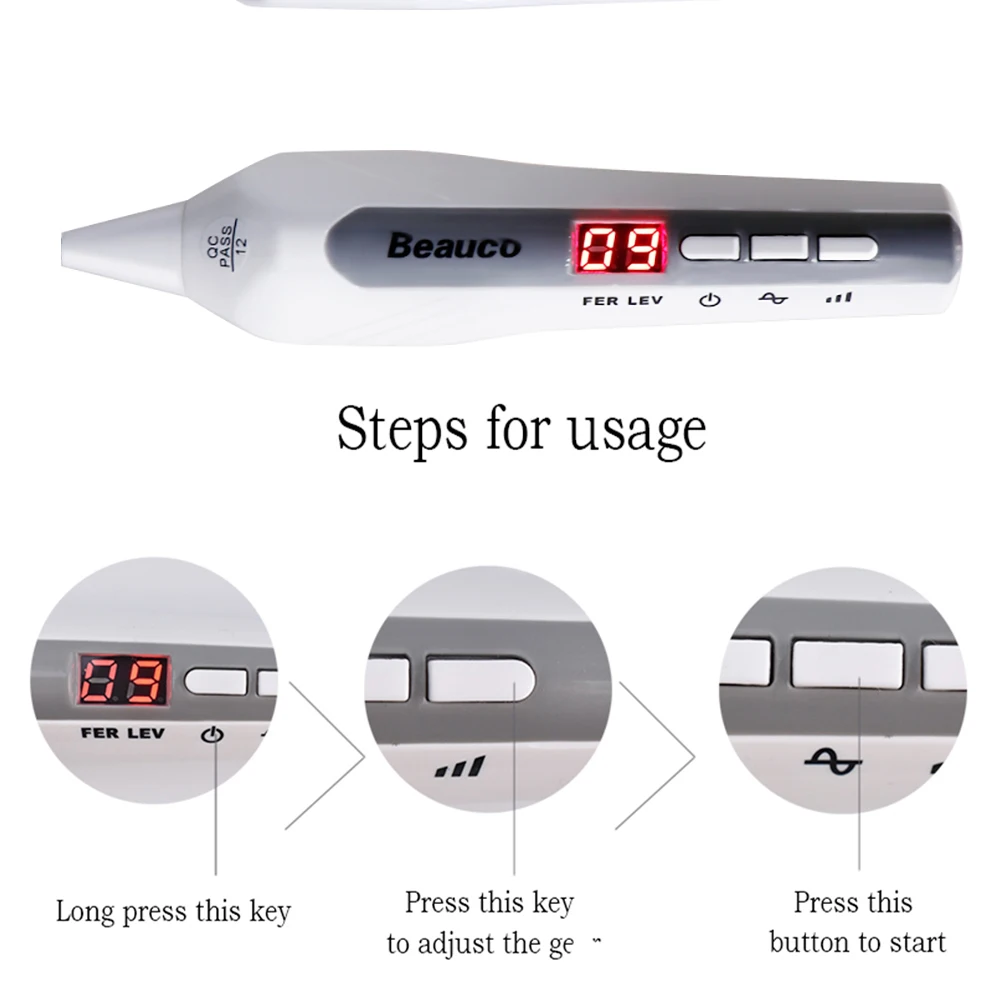 Electric Beauty Plasma Pen Skin Tag Removal Pen Dark Spot Mole Wart Remover Tattoo Freckle Nevus Black Spots