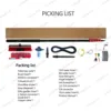 36 FT Water Fed Pole System Window Cleaning Brush Solar Panel Washing Tool with 10.8 Meters Telescopic High Reach Handle 6