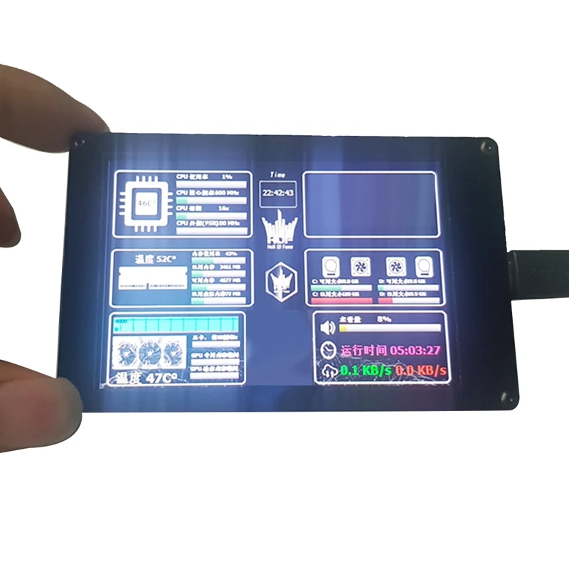 AIDA64  ÷ 3.5 ġ IPS LCD ȭ, USB ǻ  ȭ,  ̿ ˷̴ ձ ̽ 