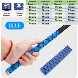 Non-Slip Heat Shrink Wrap Tubing: Multi-Color Waterproof Handle Grip for DIY Projects (15-50MM) (Blue)
