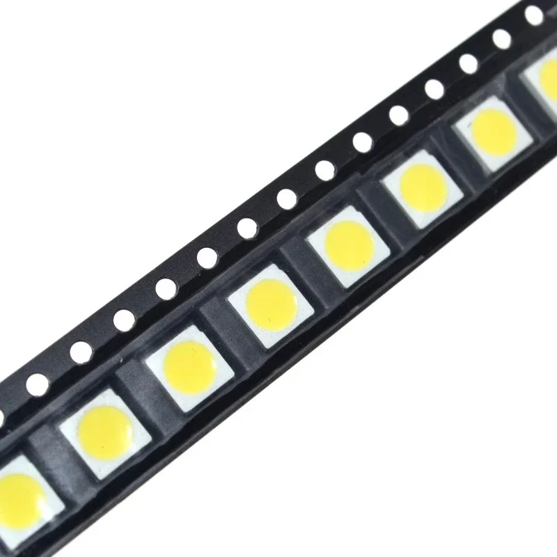 100 Pz 5050 Led Led Bianchi Diodo Ad Alta Luminosità Azul Luz 6500K Smd Diodi Emettitori Di Luce Smd 5050 Luce Bianca Diodo 18Lm