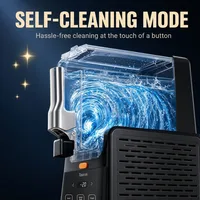 Machine à slush, grand récipient de 2,8 L, cycle de refroidissement de 15 minutes, 5 programmes prédéfinis, fonction de nettoyage à un bouton, appareil multifonctionnel pour slush, milkshakes et cocktails 4