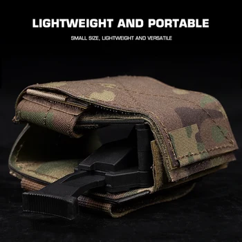 Universal Pistol Holster MOLLE Military Airsoft Shooting Quick Pull Holster Tactical Belt Hunting Vest Carry Holster Case Gear 4