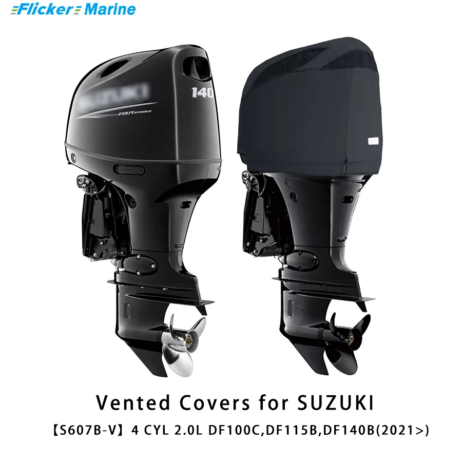 Flickermarine Ventilation Hood for Suzuki 140hp Outboard Engines DF100B,DF115B,DF140B()