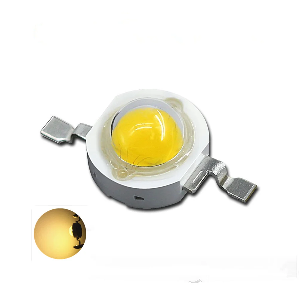 50 Pz Led 3W Diodo Bianco 3-W Diodo Bianco Rosso Verde Blu Arancione Uv Rgb Perline Ad Alta Potenza 3Watt Luminosità Diodo A Emissione Luminosa Fai Da