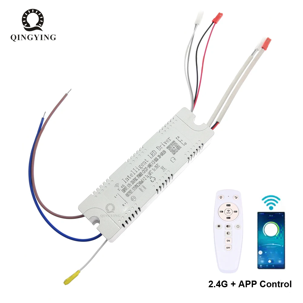 

Драйвер для люстры, 2,4G, 37-50Wx2 + RGB 30-60