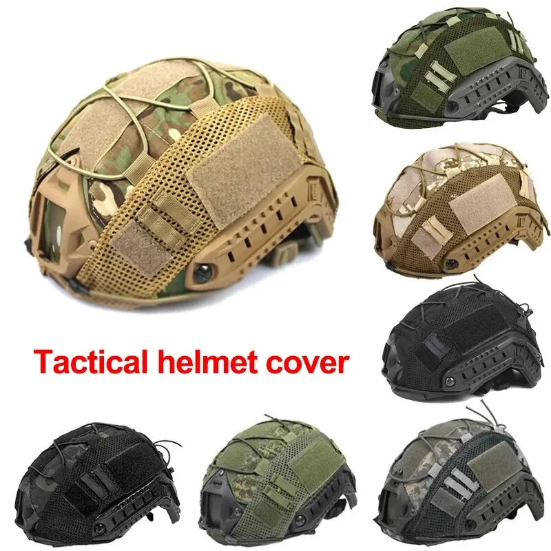 1PCS Tactical Helmet Cover for Fast MH PJ BJ Helmet Airsoft Paintball Army Helmet Cover Military Accessories Cycling Net