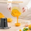 Food Processor Electric Meat Grinder 500W Food Chopper 2 Speed for Vegetable Kitchen Cutter Medium Super Chopping Grinding 4