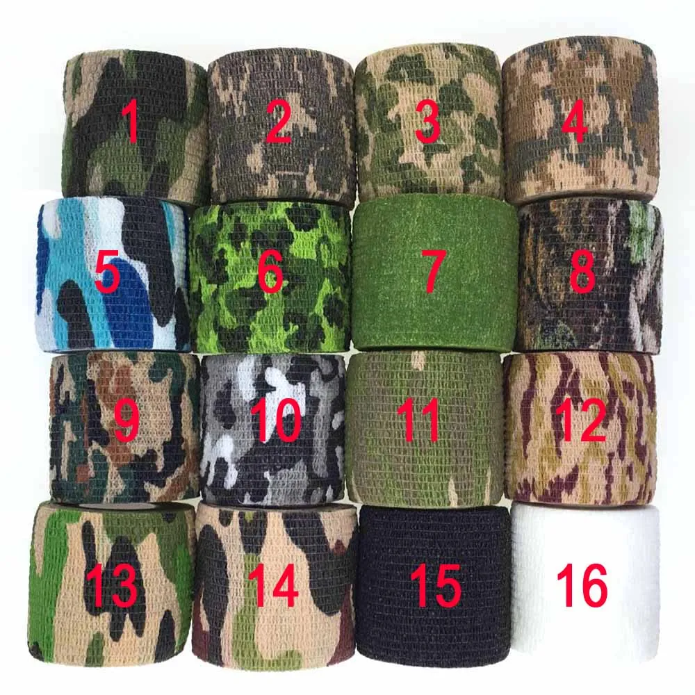 Silicone double sided tape 1 roll 4.5M*5CM waterproof outdoor camo tape