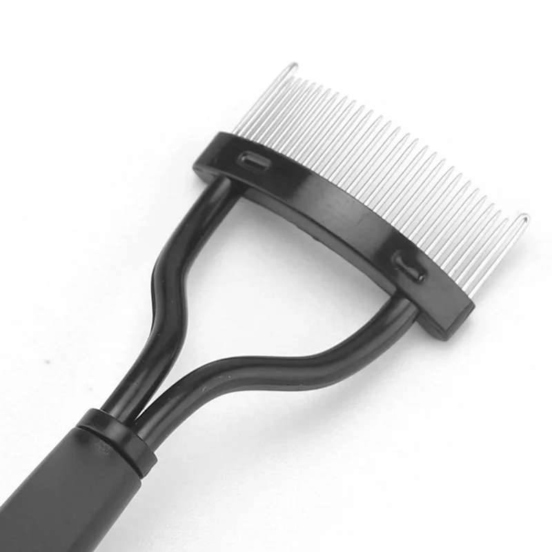 1pcs Eyelash Curl Beauty Makeup Comb Eyelash Separator Foldable Metal Mascara Brush WOMEN'S Eye Black Curl Beauty Makeup Tool eyelashes brush comb