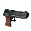 8 in 1 Set Brick Toy Gun Set AK Desert Eagle Rifle Building Block Pistol DIY 3D Puzzle Fake Gun Collection Gift for Kids Adult 6