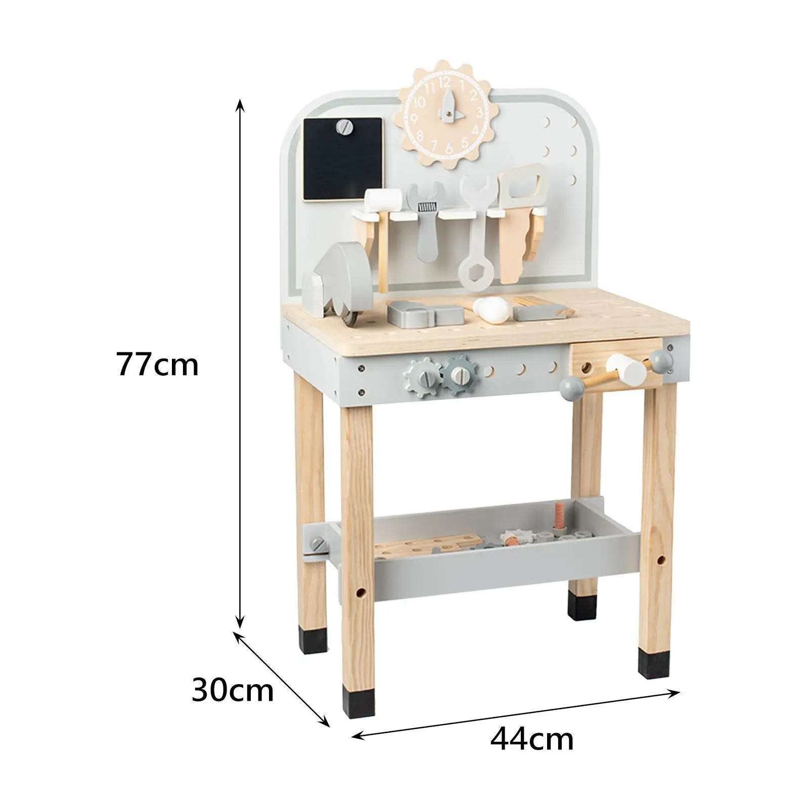 어린이 나무 공구 벤치 시뮬레이션 워크샵 수공구 모터 활동 장난감 역할놀이 건설 장난감 어린이 여자아이 남자아이 아이들