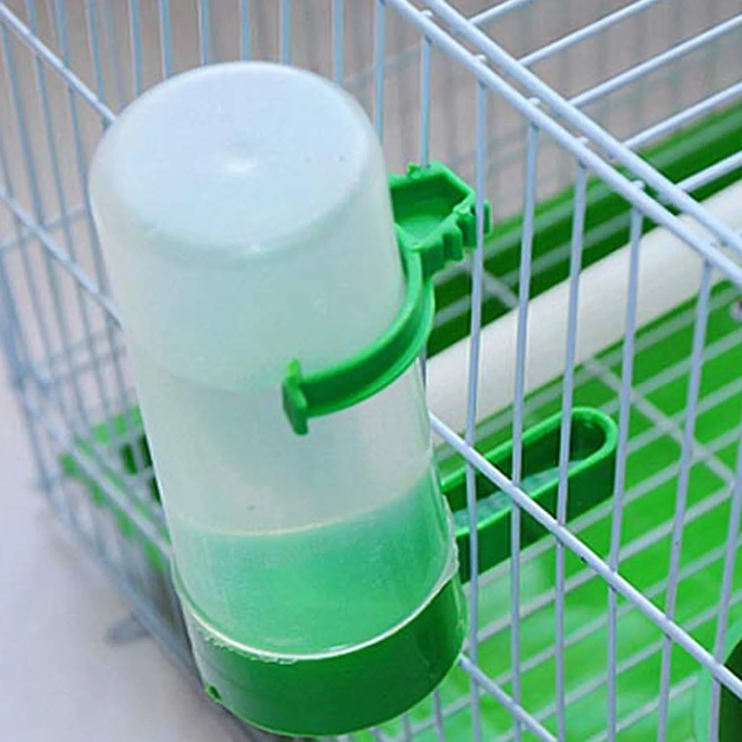 4PCS Bird Water Feeder Dispenser Bottle Drinking Cup Bowls for Pet Parrot Budgie Lovebirds Cockatiel Cage Supplies Dispenser plastic hamster drinker water bottle dispenser feeder hanging pet dog guinea pig squirrel rabbit drinking pet accessories