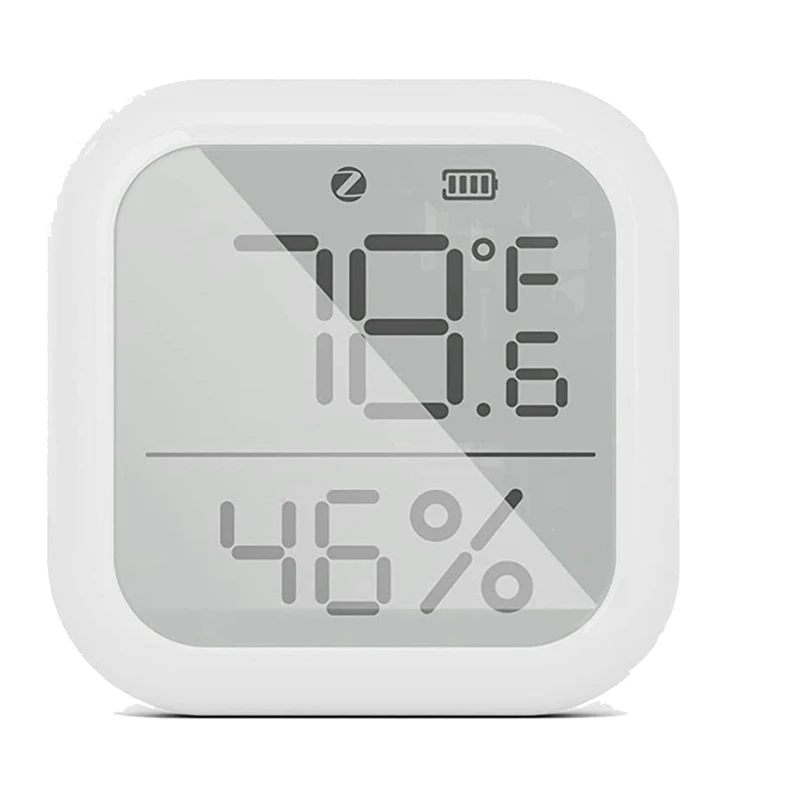 

NEW-Tuya Zigbee Temperature And Humidity Sensor Indoor Hygrometer Thermometer Detector With Digital LCD Display