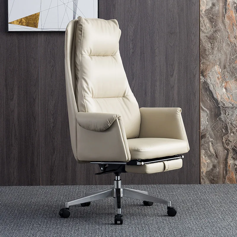 White Swivel Waiting Office Chairs Desk Vanity Bedroom Conference Modern Chairs Aluminium Revolving Cadeira Office Furniture