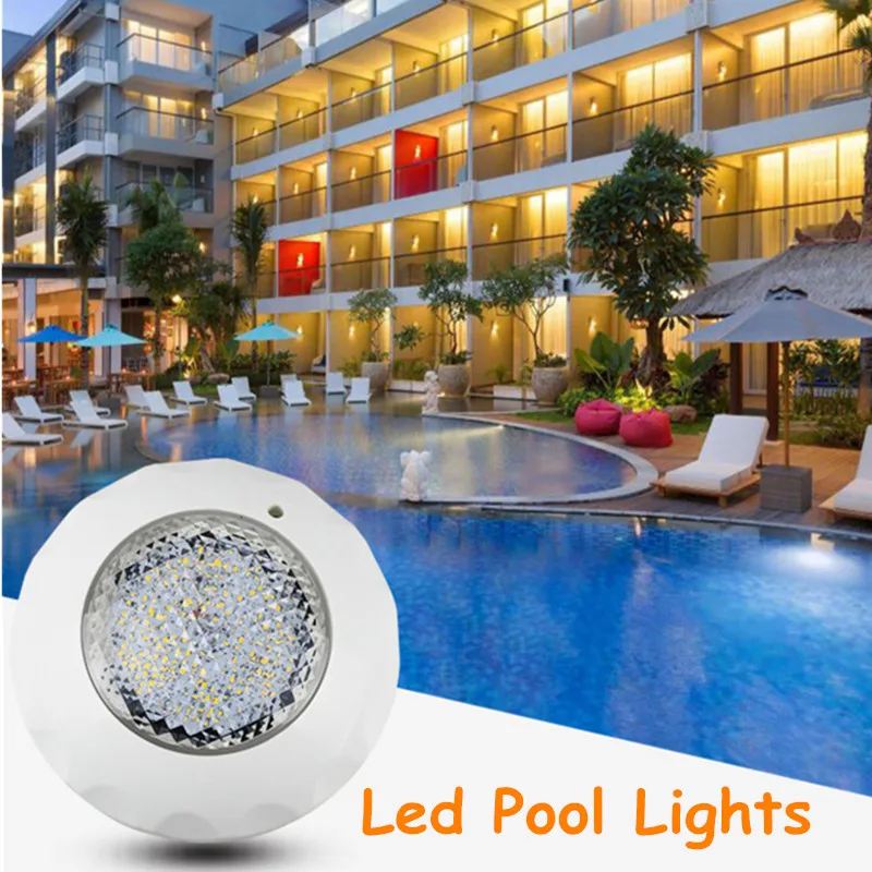 Led Pool Light Underwater Light Ip68 Water Features Outdoor Pool Rgb Water Fountain Lights Swimming Pool Accessories 18w 25w 35w f01s waterproof cables 12 led night vision lights ip68 fishing camera accessories white lights hd underwater fishing camera