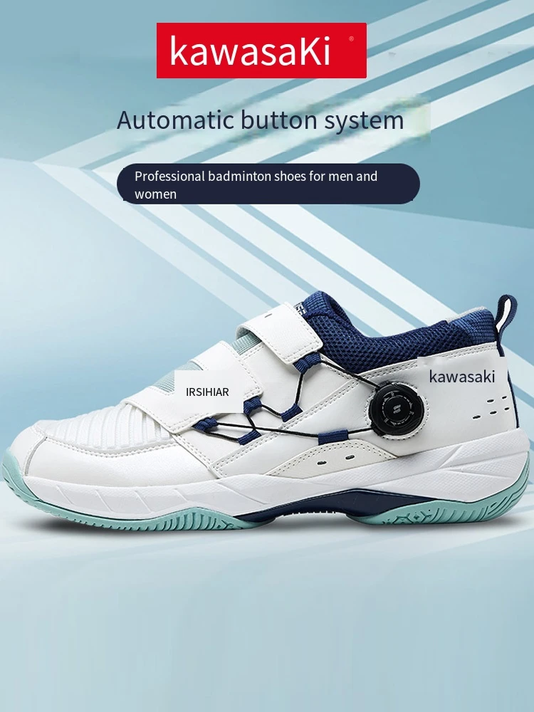 Kawasaki zapatos de bádminton originales para hombre y mujer, zapatillas  deportivas transpirables de alta elasticidad, antideslizantes, 2022| | -  AliExpress