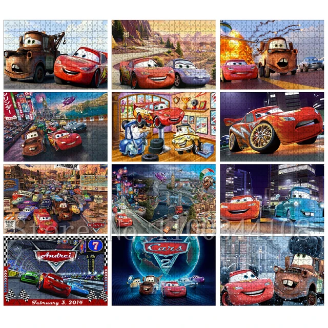 Disney Carros Stills Relâmpago Mcqueen Racing 300 500 1000 Peças  Quebra-cabeça De Papel Jigsaw Para Crianças Adolescentes Adultos Amigos  Presentes Brinquedos Jogo - Quebra-cabeças - AliExpress