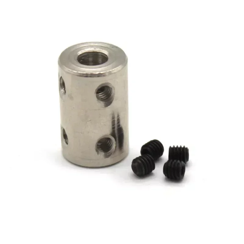 Rigid Coupling Shaft Coupler Shaft Connector Rigid Shaft Coupler Rigid Flange Coupling 3mm 4mm 5mm 6mm 8mm 10mm 12mm 45# Steel For DIY 1Set