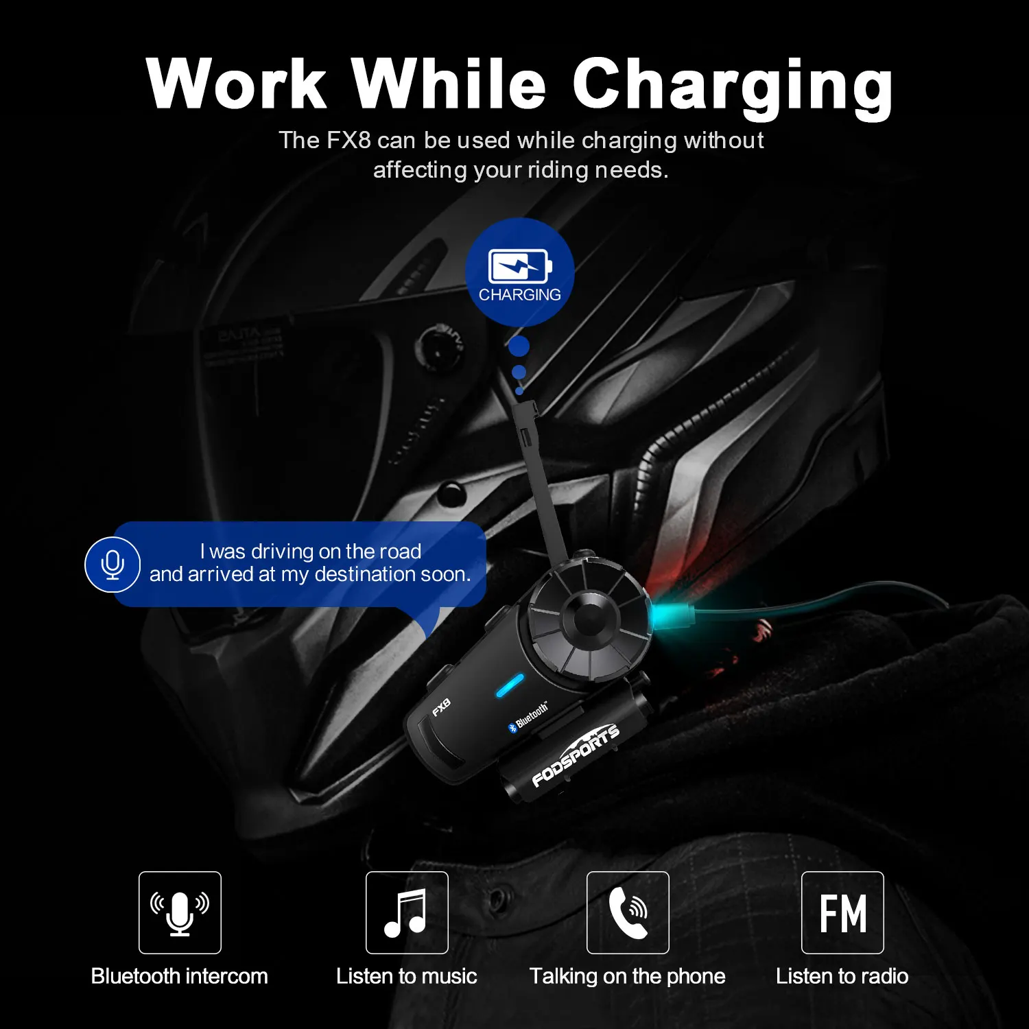 Fodsports FX8   ,  , 8 ̴, 2000m Ŀ´, Moto,FM 