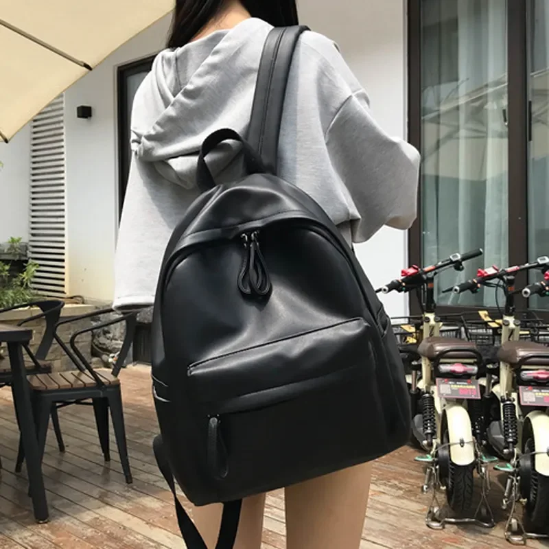 New Fashion Backpack For Teenage Girls School Shoulder Bag Bagpack backpack High Quality PU Leather Women's Backpack Mochila