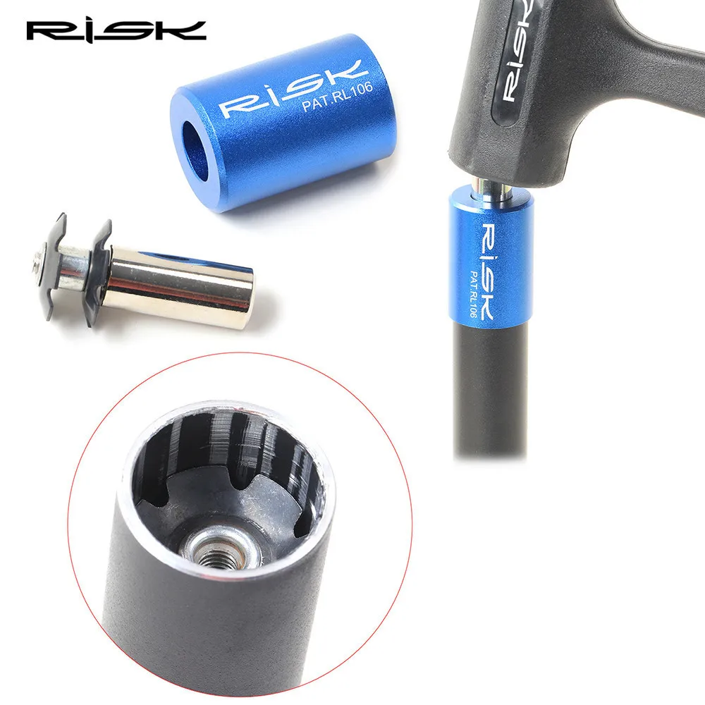 RISK Bicycle Front Fork Headset Press in Tool Installer Star Nut Setting Installing Set for MTB Road Bike Steel Repair Tools AliExpress