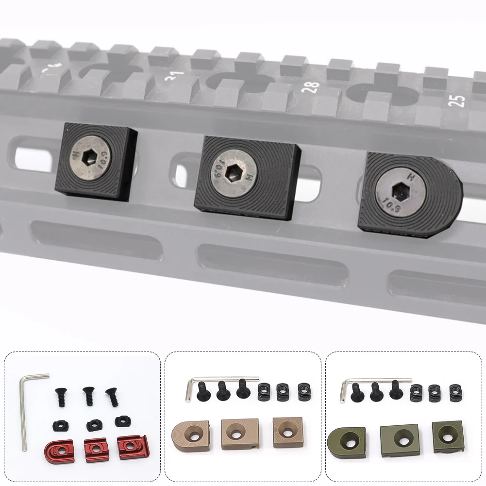 Tactical 3pcs/Set M-LOK Keymod Pressure Switch Wire Guide System Cable Management Hunting Accessories Fit Flashlight DBAL PEQ wire guide picatinny rail accessories shotgun accessories