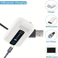 Pompe à oxygène USB Portable, réservoir à double usage, Mini pompe à poisson d'aquarium Ultra silencieuse, adaptée aux petits aquariums ou aux tortues 3