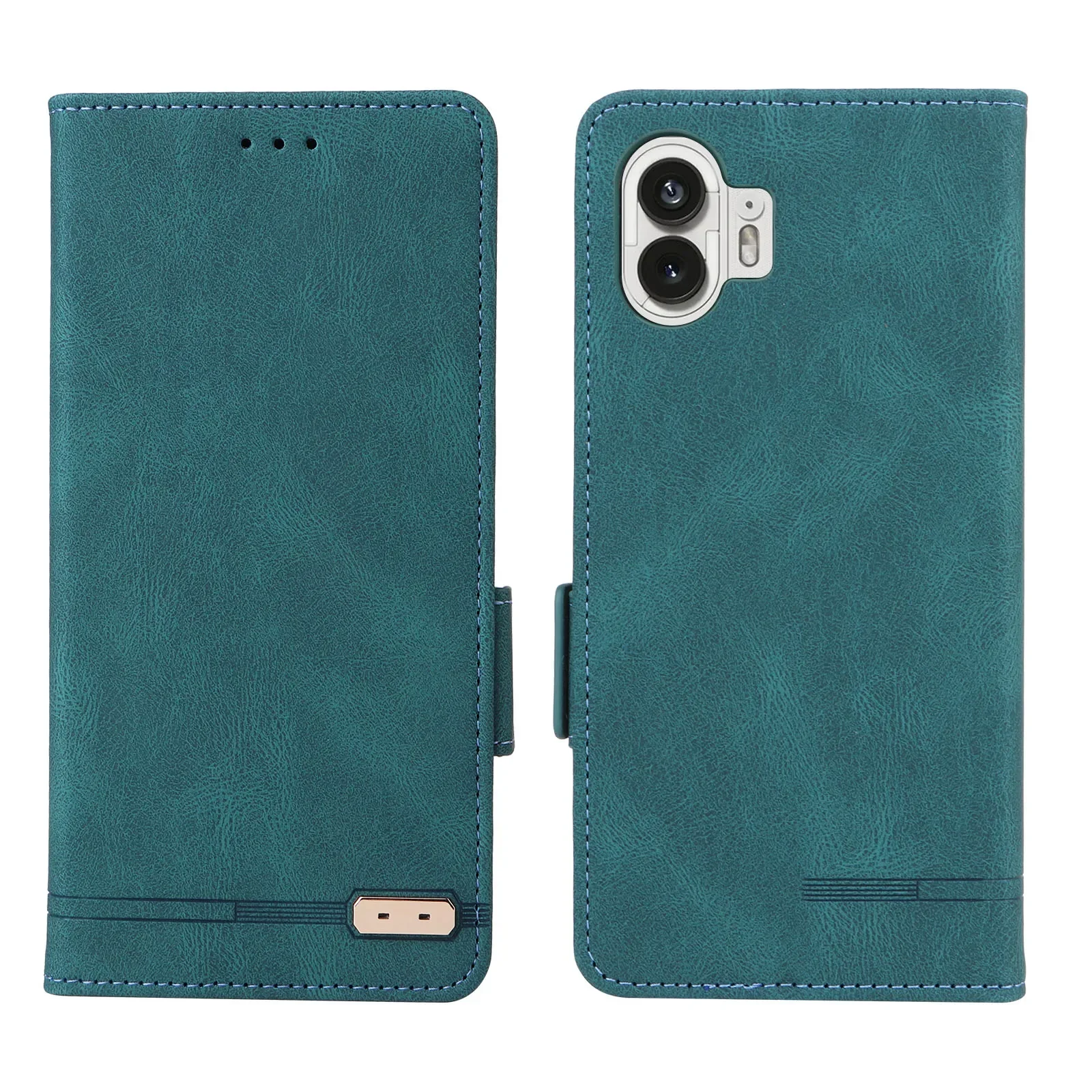 Nothhing Phone 2 Phone2 Noting2 Luxury Skin Texture Leather Flip Case Wallet Book Full Cover Per Nothhing Phone Due Borse Per Telefono