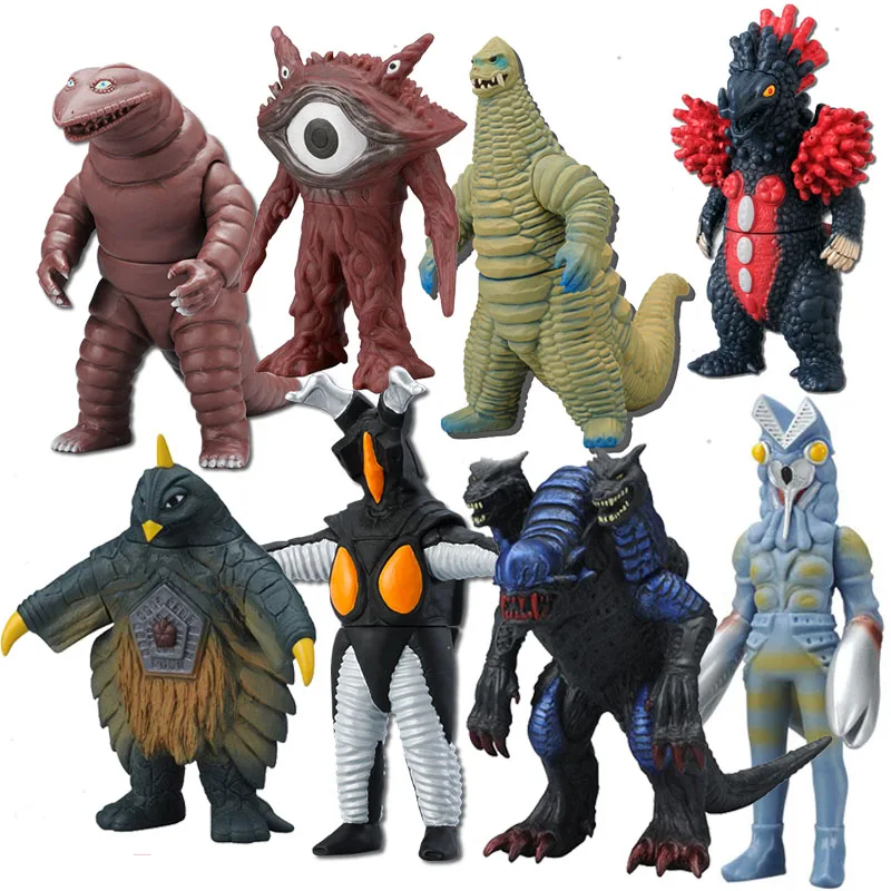 Bandai Ultraman Dinosaur Monsters 500 Bambole Serie In Gomma Morbida Anime Action Figures Collezione Ornamenti Giocattoli Per Ragazzi Bambini
