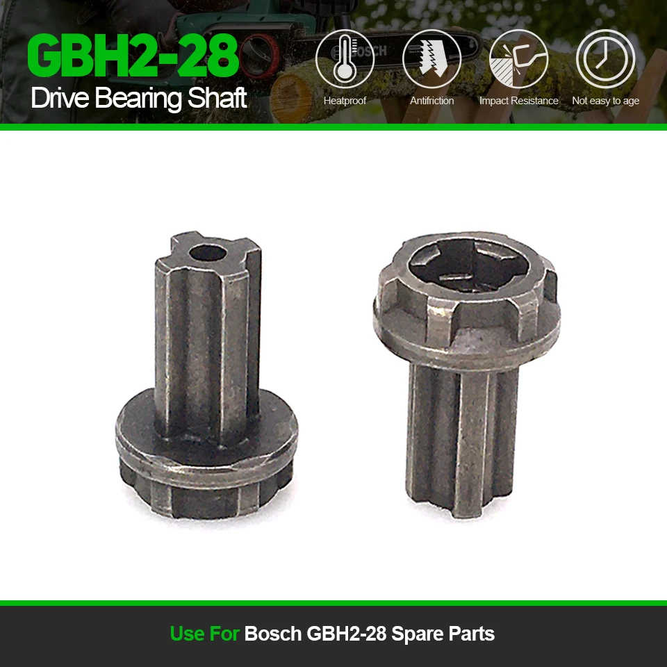

2Pcs Replace Clutch Gear Drive Bearing Shaft For Bosch GBH2-28 GBH 2-28 Spare Parts Power Tools Accessories Fast Shipping