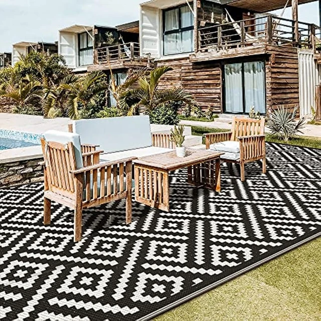 Plastic Waterproof Outdoor Rugs for Clearance Waterproof, Outdoor Patio Rug  Waterproof,RV Outdoor Rugs for Camping,Outdoor Deck Carpet Waterproof,Indoor  Outdoor