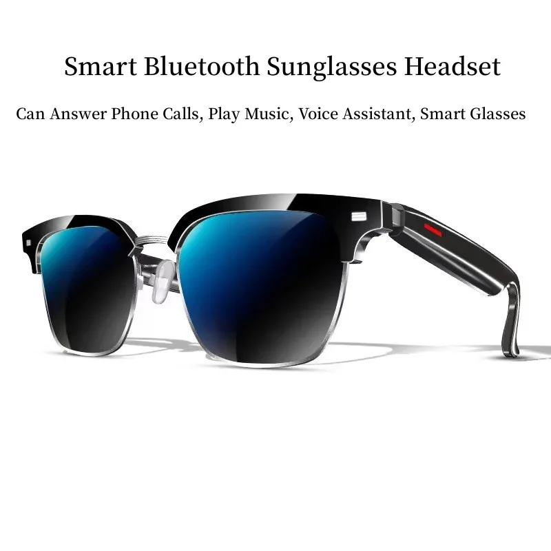 

Bluetooth 5.0Smart Sunglasses Headset Wireless Smart Glasses Anti-blue Light Glasses Outdoor Sports Hands-Free Call Music Headse