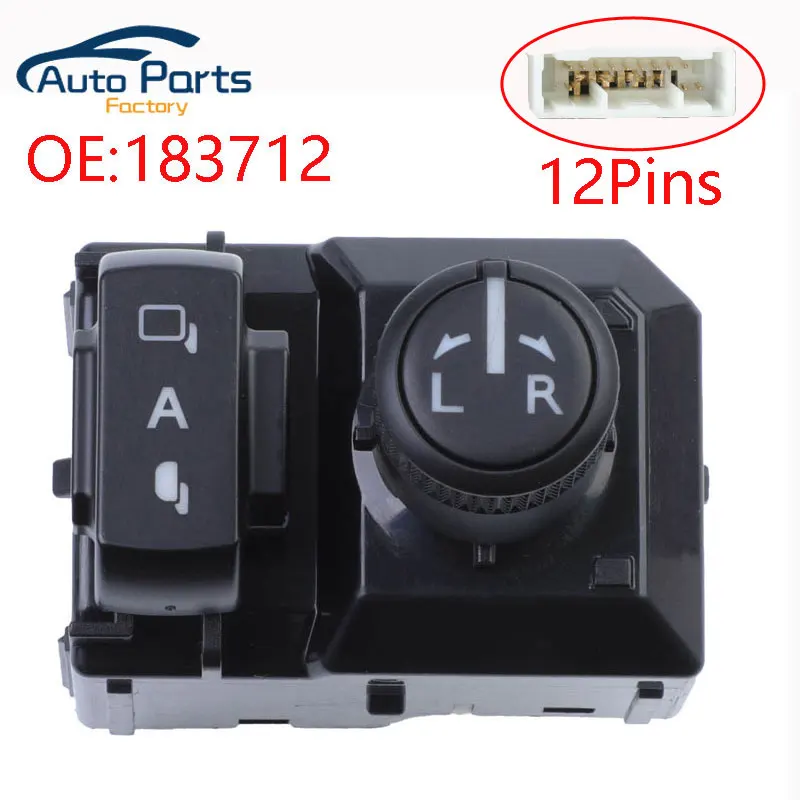 Nuovo Interruttore Specchietto Retrovisore Per Auto Vista Principale Regolare La Manopola Del Pulsante Per Toyota Hilux Revo 2015-2020 183712