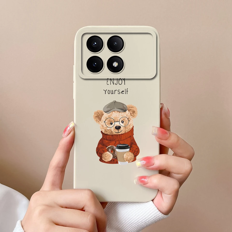 Gesture Love Heart Liquid Case