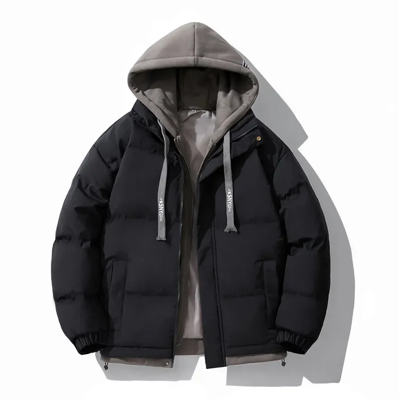 Padded Jacket Men's Winter Jacket Male Fashion Thick Padded Clothes Men's Hooded Warm Coat Casual Top Man Jaqueta Masculina 2023