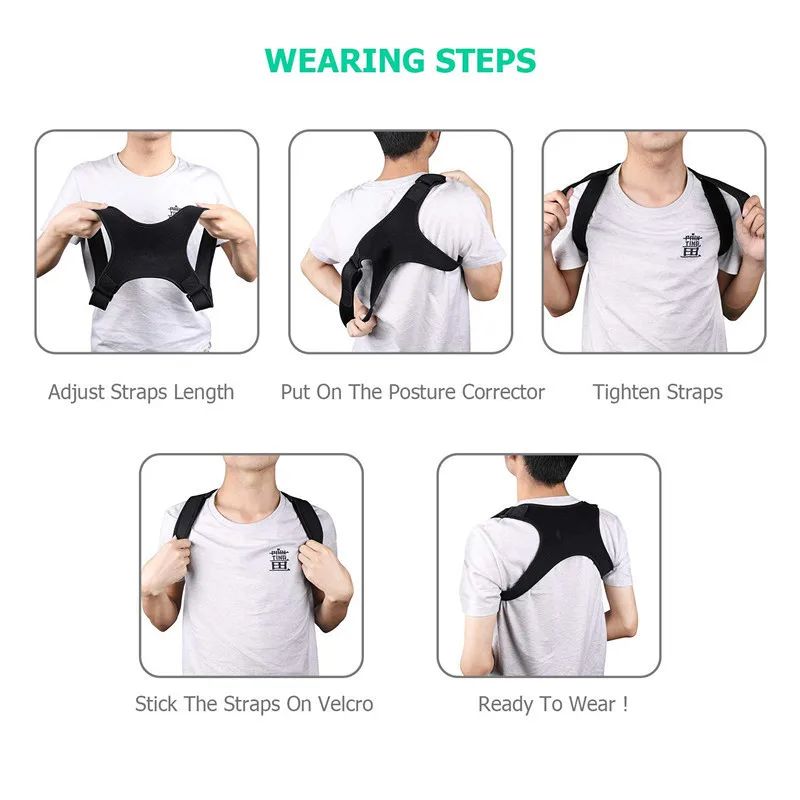 Anti-Hunchback Corrector For Improving Posture Reducing Hunchback Lightweight Back Support Back Sitting Correction Belt