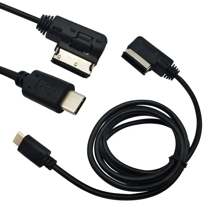 Automotive AMI Audi AMI Volkswagen MDI To 3.1 USB-C Suitable For LeEco Mobile Tablet Car Charging Cable 0.3M 0.5M 1M usb type c cable usb charging cable phone charger cable type c charger cable