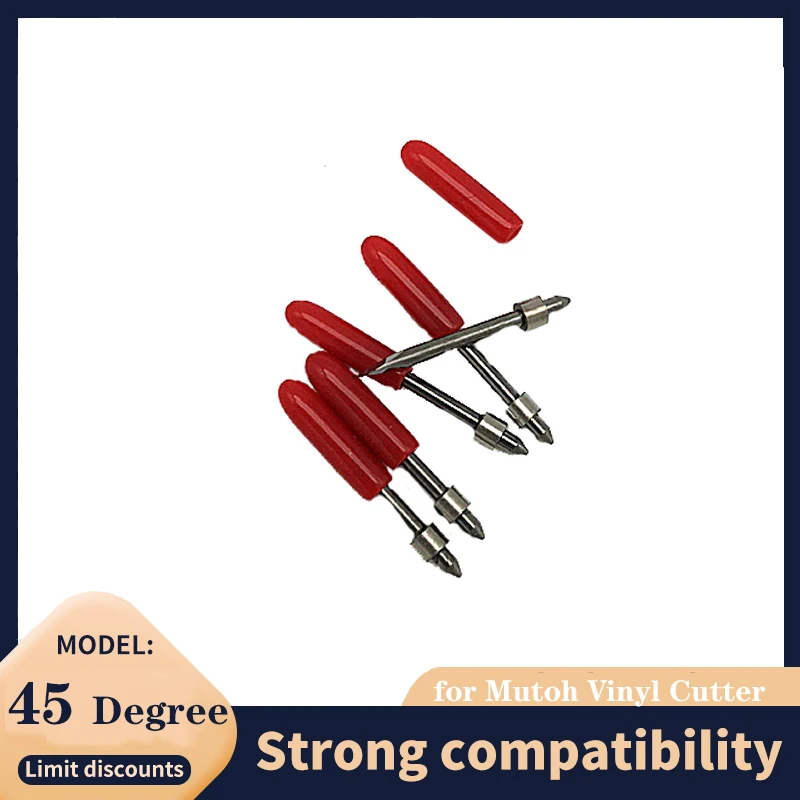 

vilaxh High Quality for Mutoh Vinyl Cutter Plotter blades 45 Degree X5 free shipping for Mutoh blade 45 degree degree