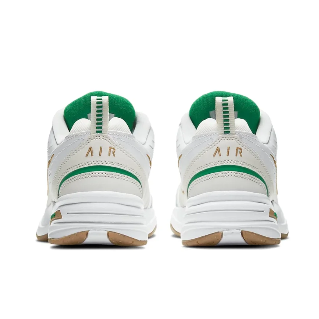 Nike Original Air Monarch 4 LowMen's and Women's Classic Retro Thick Shoes Cushioned Comfort Sneakers Maple Leaf Yellow Colorway