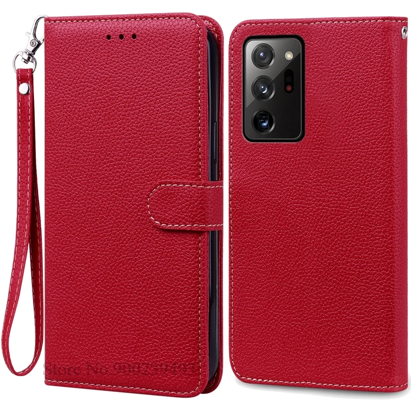 Leather Flip Wallet Case - Stylish Protection & Storage