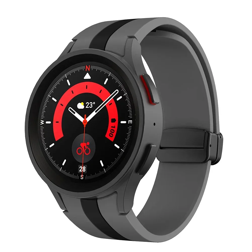 Magnetic Buckle Silicone Strap