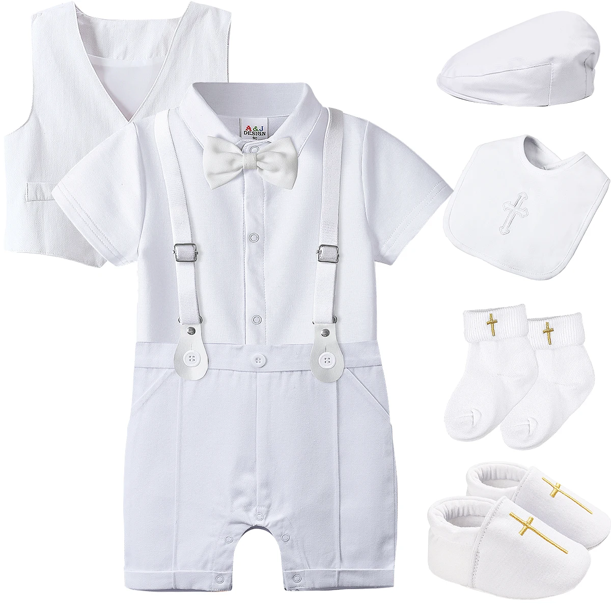 Baby Boy Formal Suspender Set 1