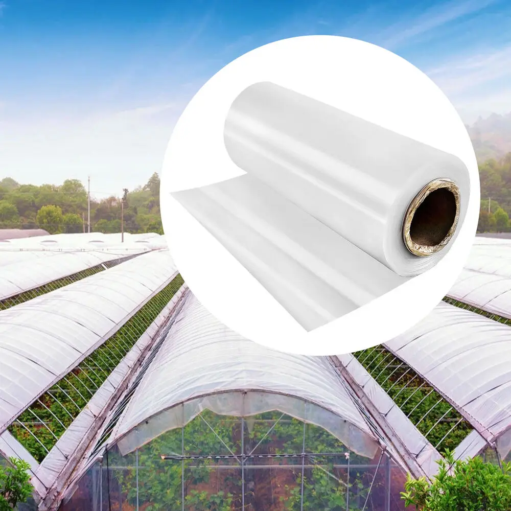 

6 mil Clear Greenhouse Film 8 x 25 ft Plastic Sheeting Cover Polyethylene