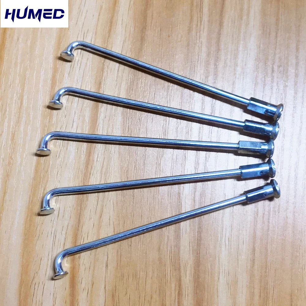 Bicycle Spokes Bike Spokes Nipples 36pcs/lot 10g Electric Bicycle Motorcycle Spokes Diameter 3.18mm Length 105/110/115/120/125/130/175/180/305mm spokes + nipples