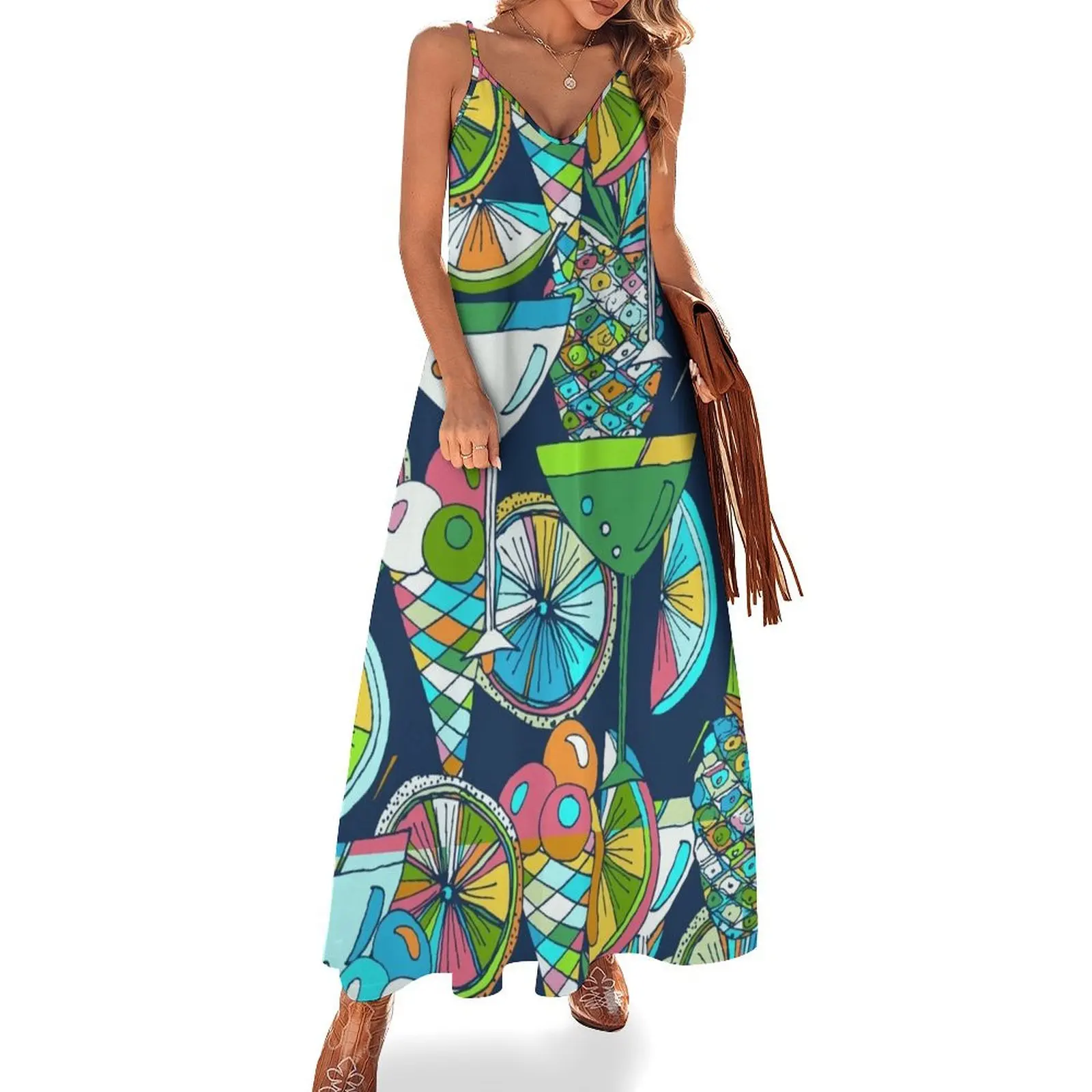 

Cocktail Hour Sleeveless Dress Long veiled dresses luxury dress dress for women 2024