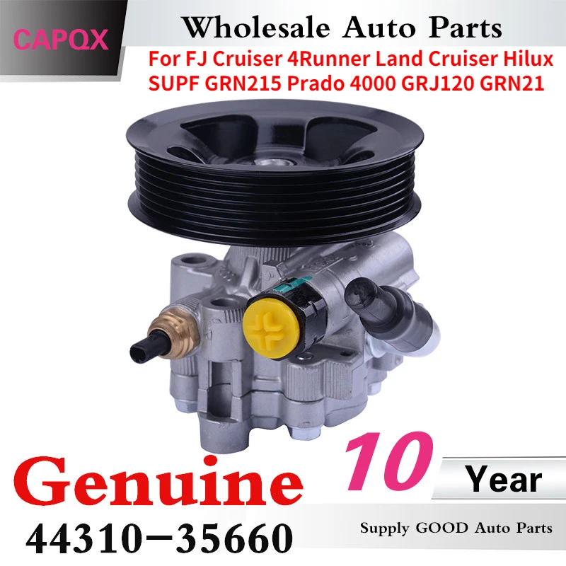 CAPQX Power Steering Pump 44310 35660 For FJ Cruiser 4Runner Land