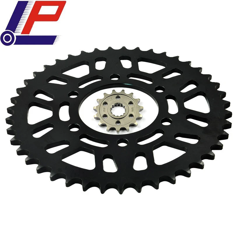 LOPOR 525 CNC 15T/43T Front Rear Motorcycle Sprocket for